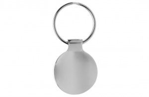 Porte-clés à personnaliser métal rond
