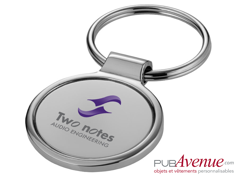 Porte-clés personnalisé métal rond Porte-clés personnalisé métal rond