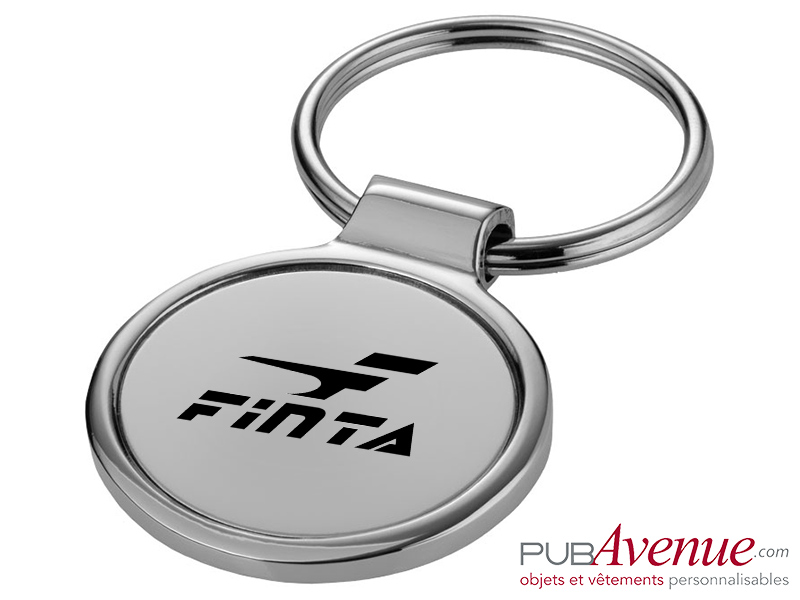 Porte-clés métal rond personnalisé Porte-clés métal rond personnalisé