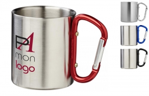 Mug mousqueton publicitaire personnalisablepas cher 