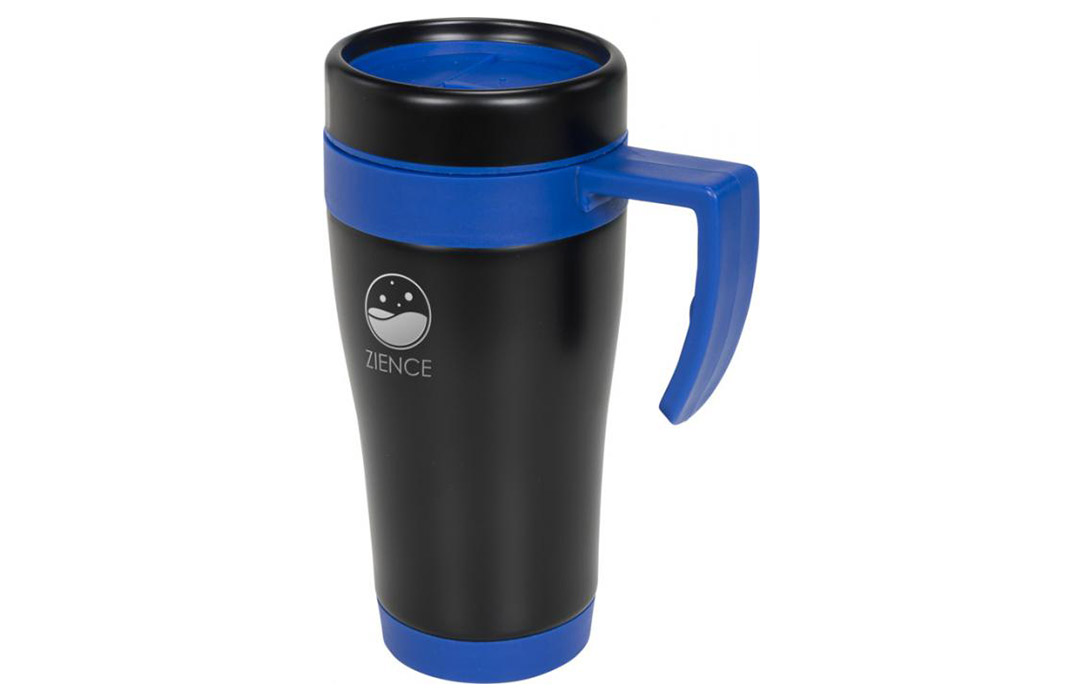 Grand mug thermos isotherme publicitaire personnalisé pas cher