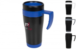 Grand mug thermos isotherme publicitaire personnalisable pas cher 