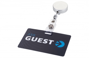 Porte badge clip personnalisable enrouleur