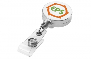 Porte badge clip personnalisable enrouleur