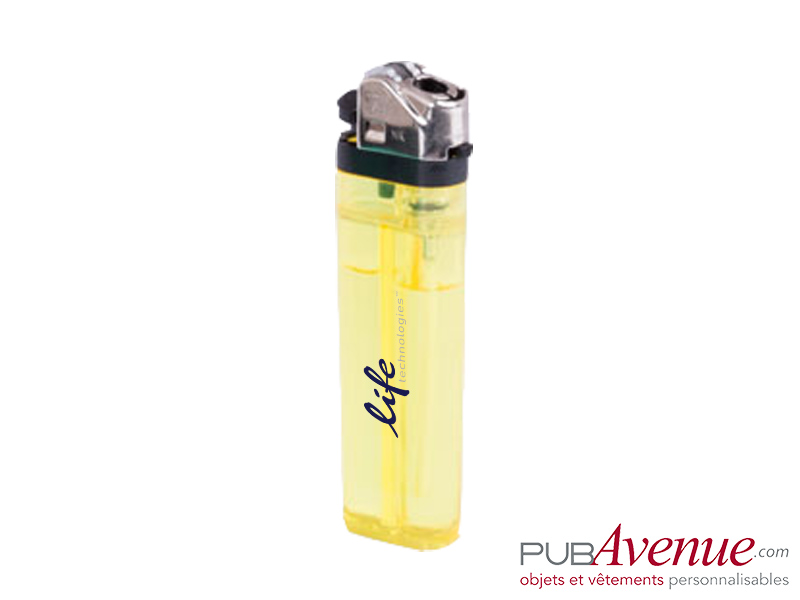 Briquet personnalisé transparent Briquet personnalisé transparent