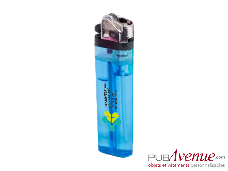 Briquet transparent personnalisé Briquet transparent personnalisé