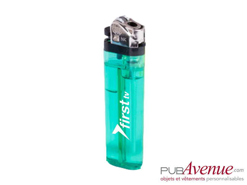 Briquet personnalisable transparent Briquet personnalisable transparent