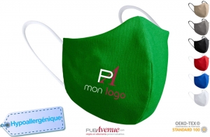 Masque en tissu hypoallergénique pour homme 