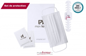 kit de protection covid publicitaire personnalisable à prix discount 