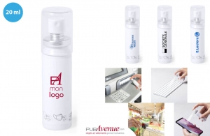 Spray de gel hydroalcoolique publicitaire personnalisable 