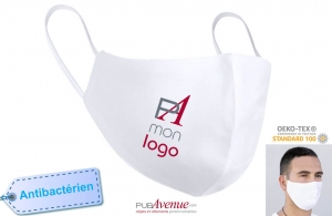 Masque de protection covid en tissu antibactérien