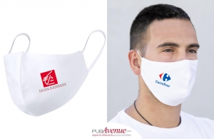 Masque de protection covid en tissu antibactérien