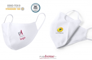 Masque de protection covid en tissu antibactérien
