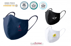 Masque tissu personnalisé antiviral antibactérien
