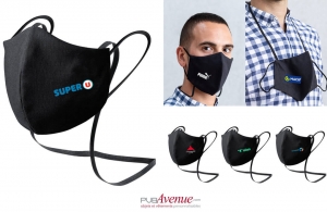 Masque personnalisé en tissu antimicrobien