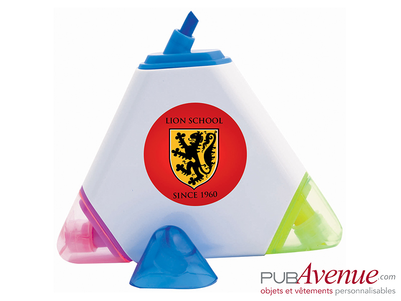 Marqueur triangle personnalisé feutre fluo Marqueur triangle personnalisé feutre fluo