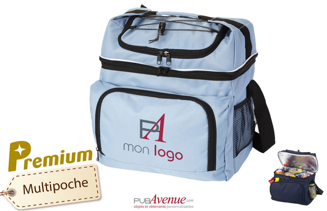 Sac-repas isotherme en cube Dual ref 120432