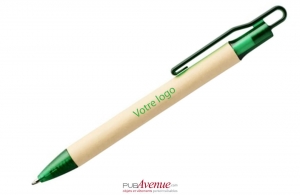 Stylo à bille écologique en papier recyclé