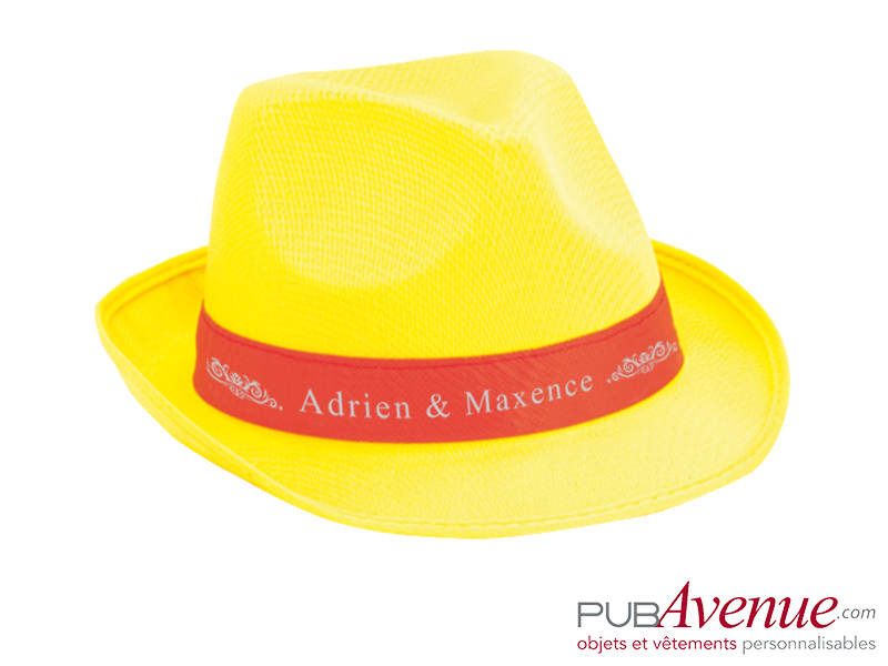 Chapeau coloré mariage personnalisable Chapeau coloré mariage personnalisable