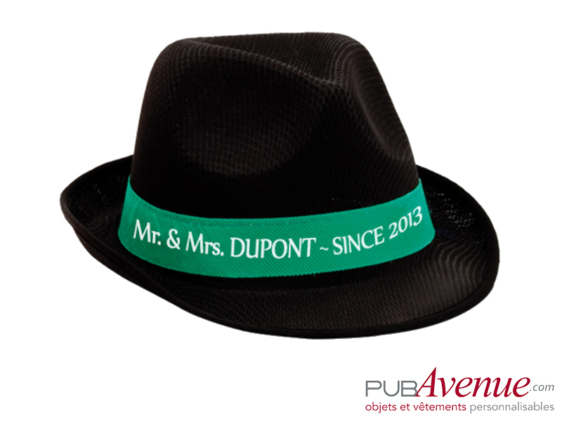 Chapeau coloré mariage personnalisé Chapeau coloré mariage personnalisé