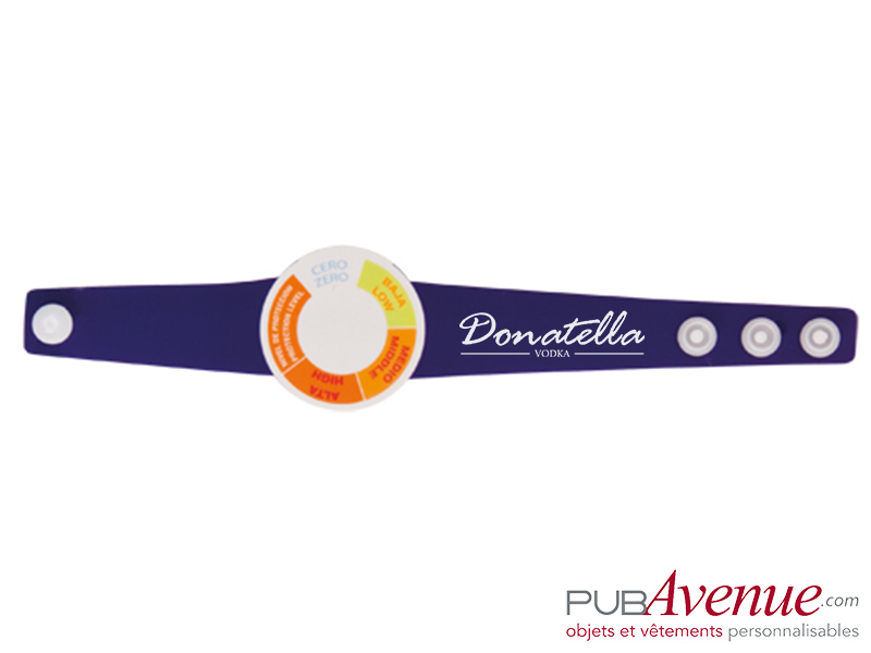 Bracelet indicateur UV personnalisable Bracelet indicateur UV personnalisable