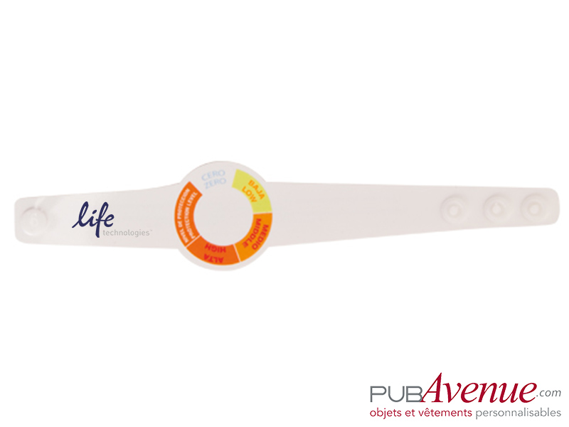Bracelet indicateur UV personnalisé Bracelet indicateur UV personnalisé