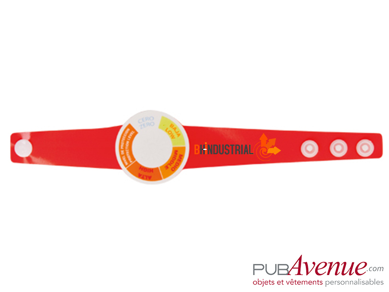 Bracelet indicateur UV publicitaire Bracelet indicateur UV publicitaire
