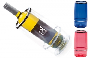 Porte-bouteille transparent à personnaliser