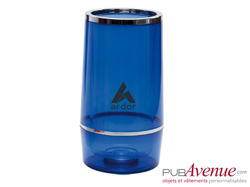 Porte-bouteille transparent publicitaire Porte-bouteille transparent publicitaire