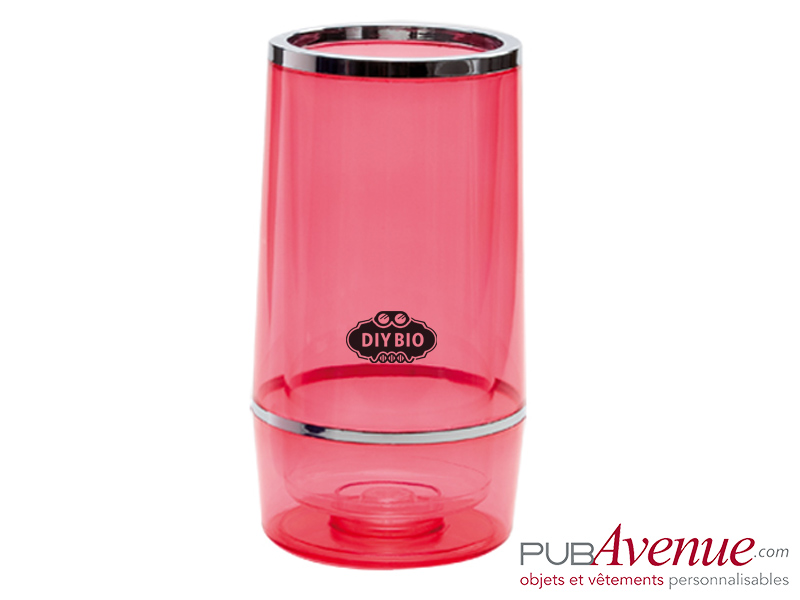 Porte-bouteille personnalisable transparent Porte-bouteille personnalisable transparent