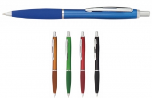 Stylo en plastique Balu effet métal à personnaliser 