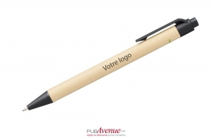 Stylo en carton recyclé et plastique de fécule de maïs