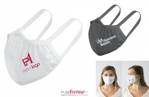Masque personnalisé attache oreille confortable