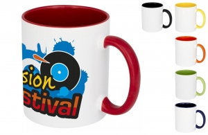 Mug publicitaire personnalisé avec logo, photo, texte pas cher 