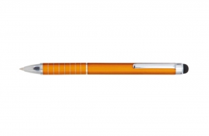 Stylo personnalisé en aluminium embout stylet noir