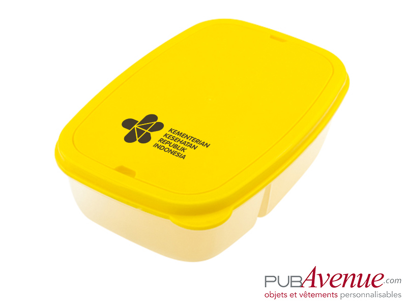 Boîte repas personnalisable avec couverts Boîte repas personnalisable avec couverts