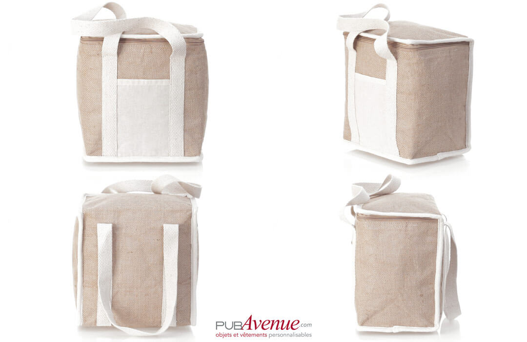 Sac isotherme en toile de jute