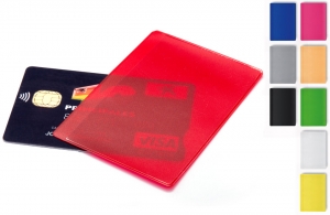Housse de proterction en PVC personnalisable pour carte de crédit 