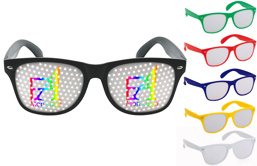 Paire de lunettes de soleil Zamur publicitaires personnalisées 
