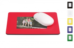 Tapis de souris cadre photo publicitaire à personnaliser pour entreprise 