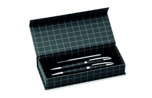 Parure de stylo et roller en métal