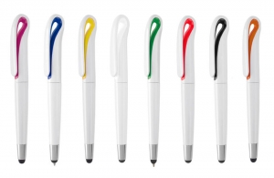 Stylet smartphone et tablette personnalisé avec fonction stylo bille 