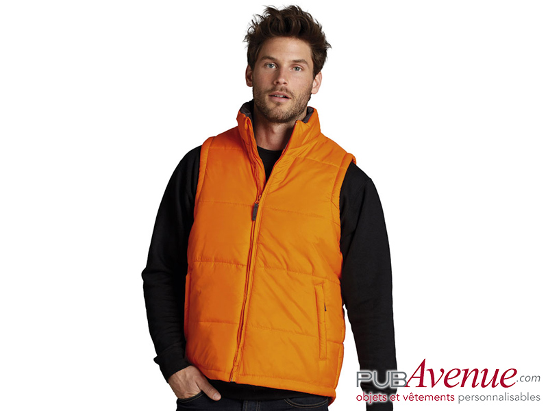 Bodywarmer matelassé imperméable personnalisé Bodywarmer matelassé imperméable personnalisé