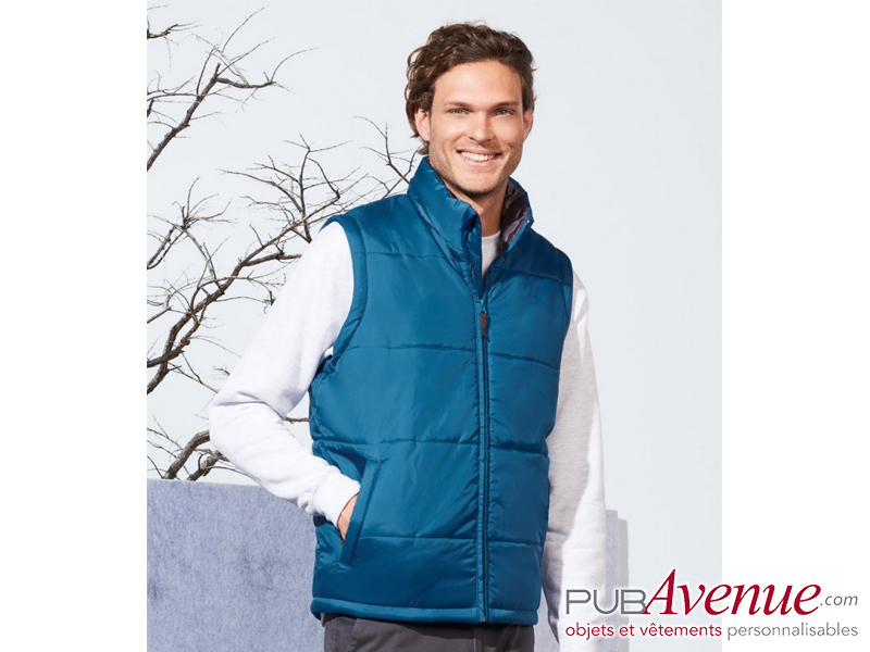 Bodywarmer personnalisable matelassé imperméable Bodywarmer personnalisable matelassé imperméable