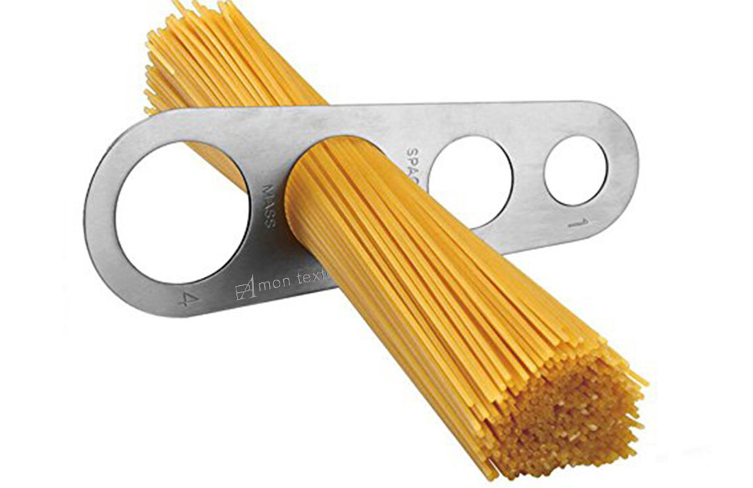 Mesureur spaghetti personnalisé logo texte publicitaire 
