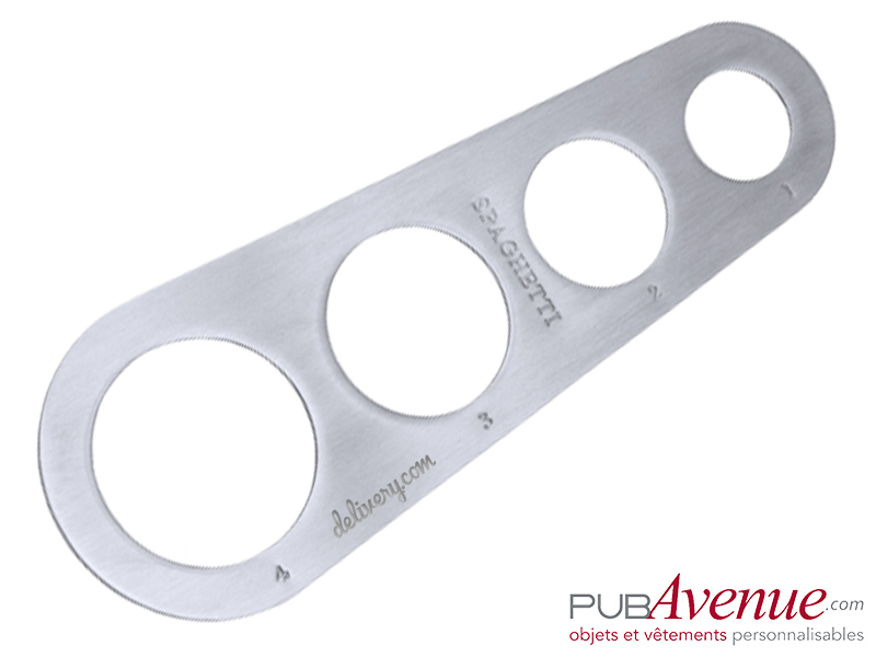 Mesureur spaghetti acier personnalisé Mesureur spaghetti acier personnalisé
