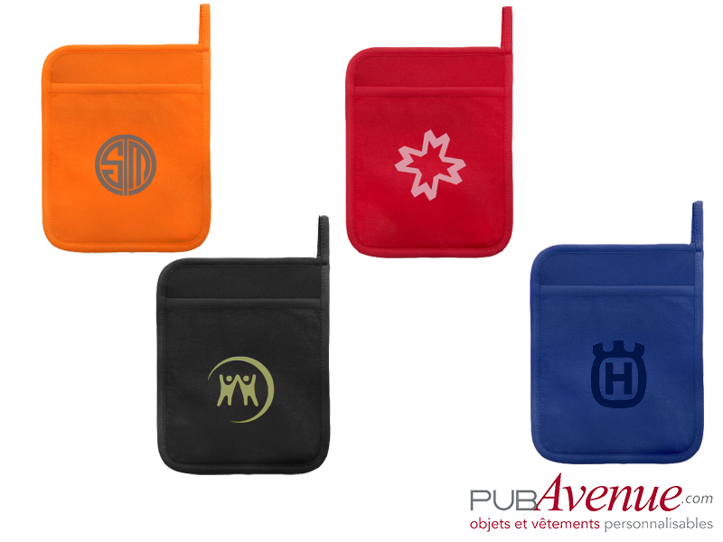 Manique cuisine polyester néoprène personnalisée Manique cuisine polyester néoprène personnalisée