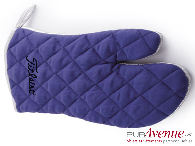 Gant cuisine matelassée personnalisée Gant cuisine matelassée personnalisée