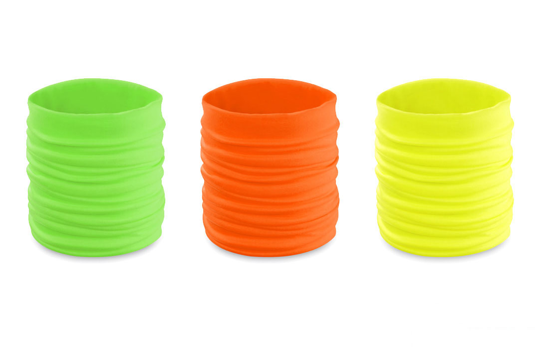 Tour de cou personnalisé multifonctions fluo