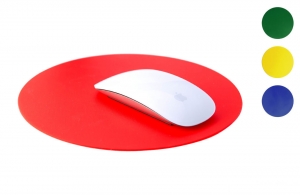 Tapis de souris rond en silicone